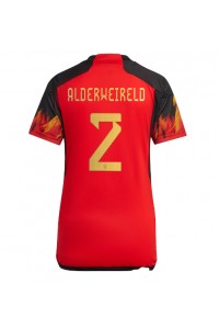 Fotbalové Dres Belgie Toby Alderweireld #2 Dámské Domácí Oblečení MS 2022 Krátký Rukáv